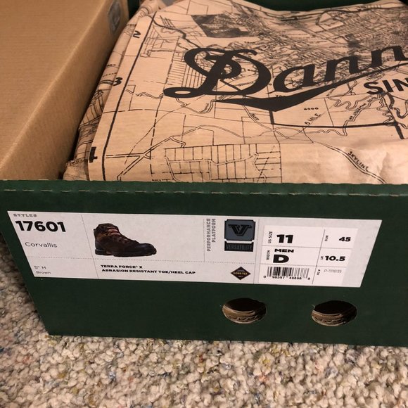 NEW NWT Danner Corvallis Terra Force Hiking Boots Men's 11D - Picture 4 of 4